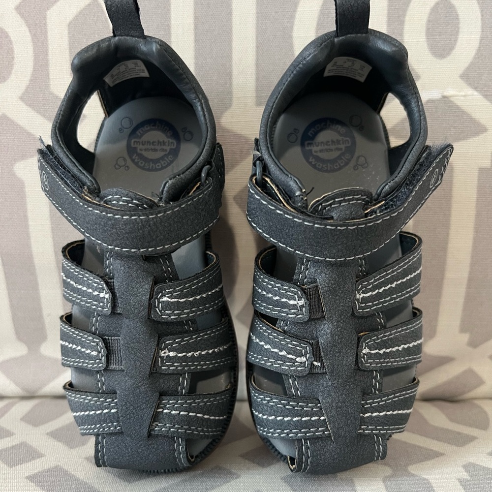 Stride Rite Grey Sandals 8C